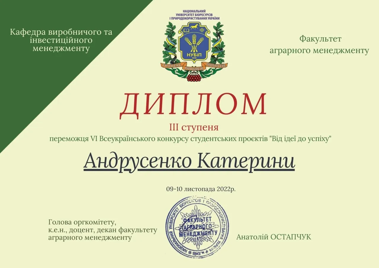 Здобуток студентів 40