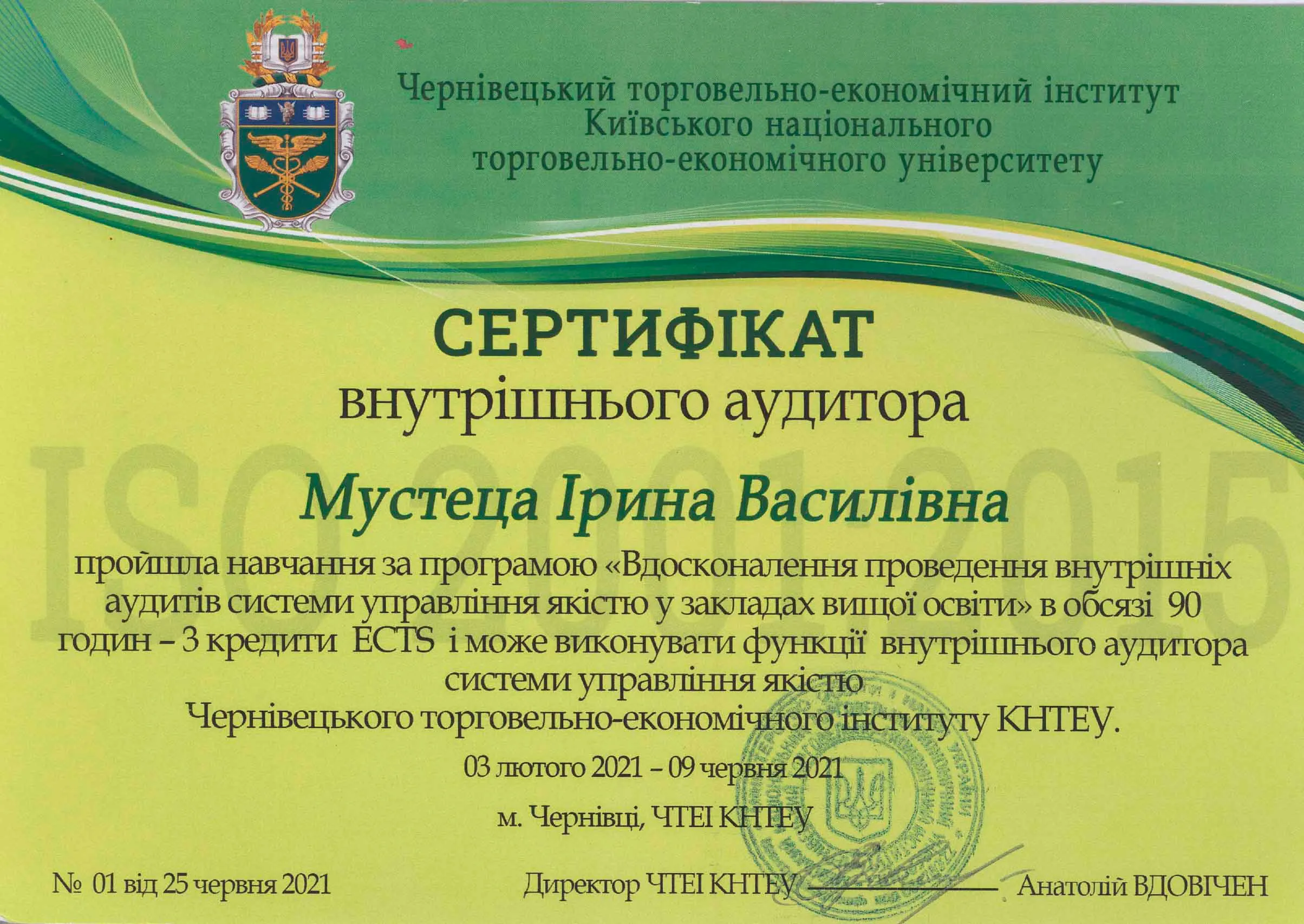 Внутрішній аудитор 3