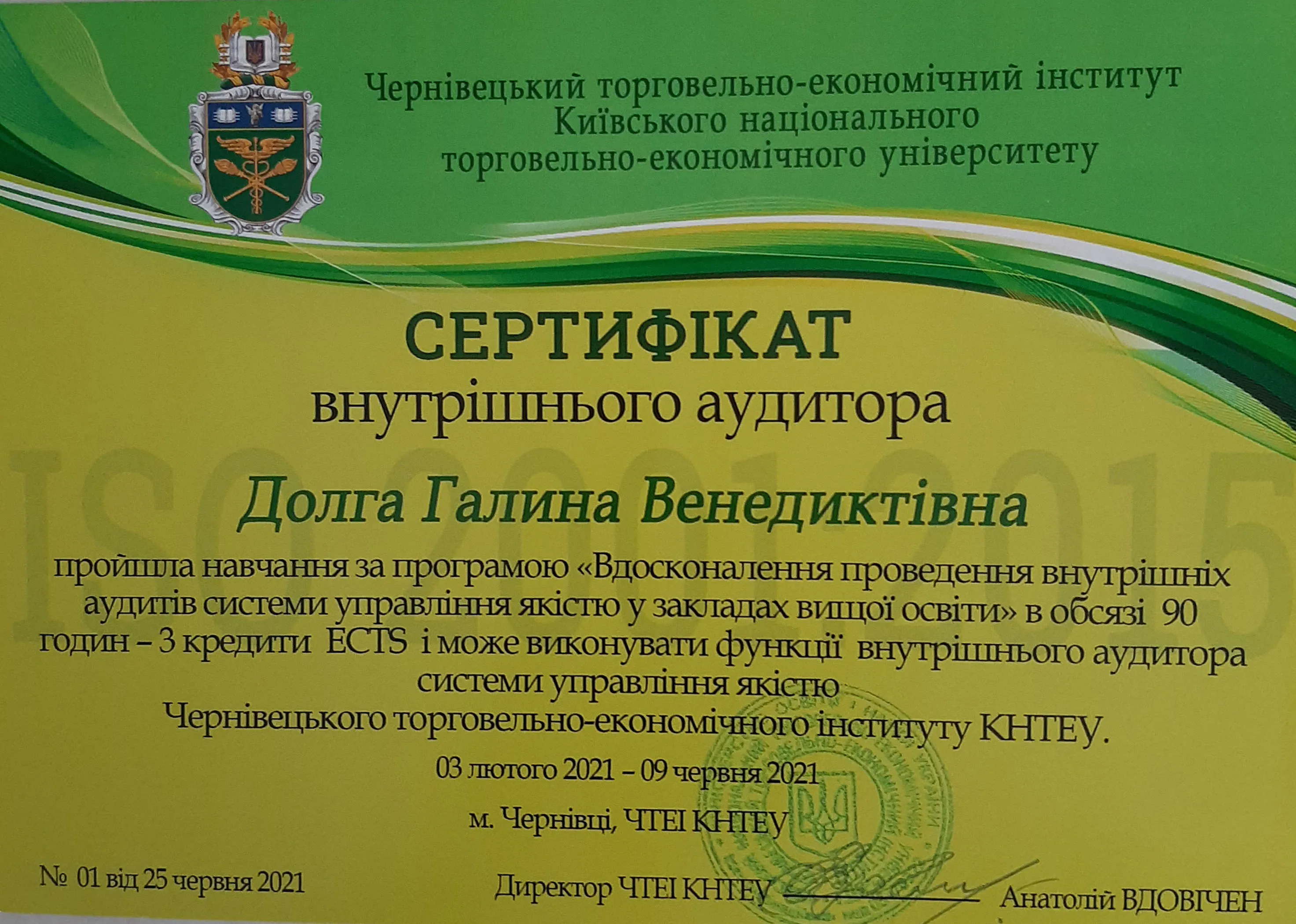 Внутрішній аудитор 6